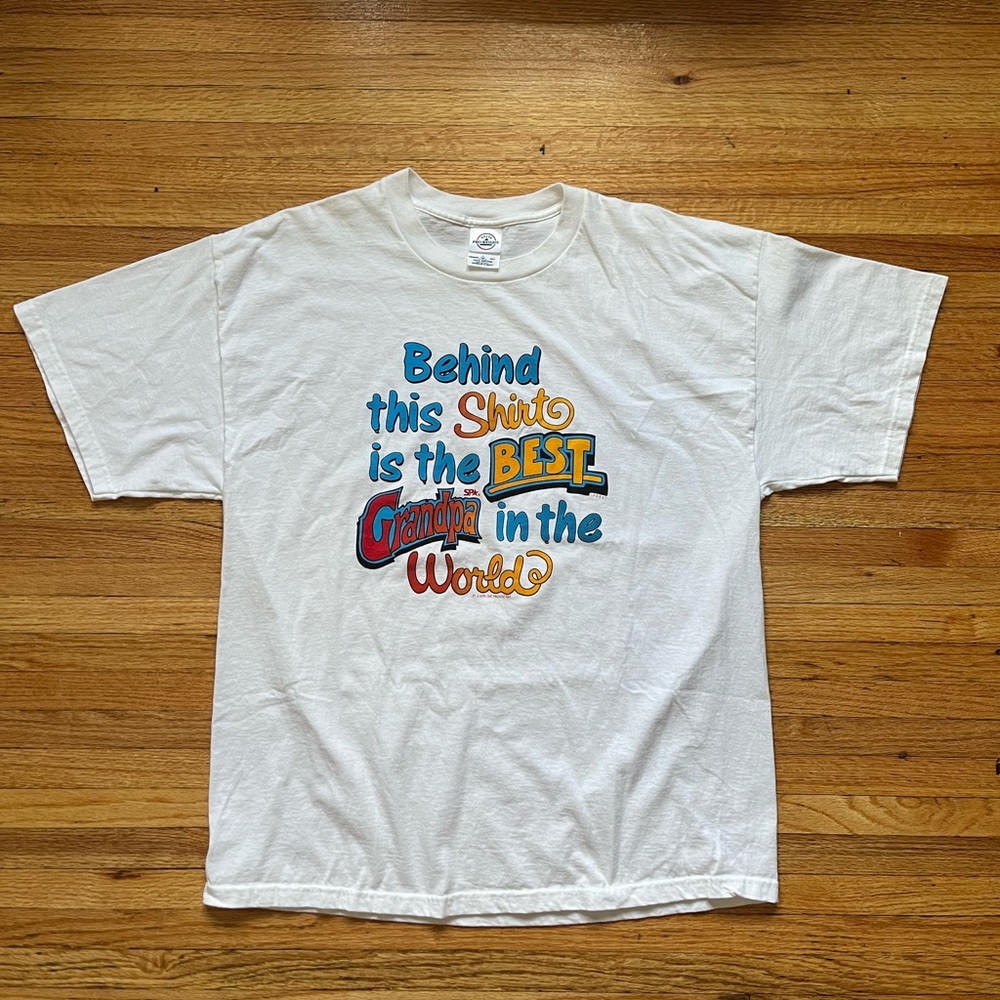 Vintage Best Grandpa In The World T-Shit / XL / Delta